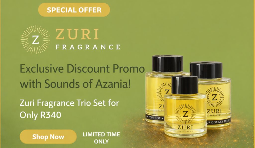 Zuri Fragrance Trio Set with Sounds of Azania